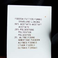 Pre Owned Moschino Cheap and Chic Black Wool Ruched Detail One Shoulder Mini Dress S