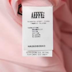 Pre Owned Moschino Cheap and Chic Cream Canvas Floral Embroidered Coat L