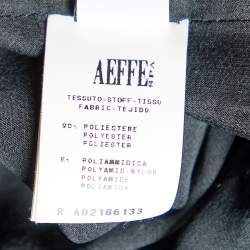 Pre Owned Moschino Cheap and Chic Black Sequined Ruffle Trim Tie Detail Sleeveless Top M