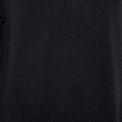 Moschino Cheap and Chic Black Knit Ruffle Pocket Sweater L