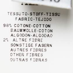 Pre Owned Moschino Cheap and Chic Black Velvet and Floral Lace Detail Knee Length Skirt M