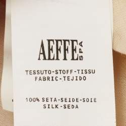 مملوكة مسبقًا Moschino Cheap and Chic Multicolour Floral Print Silk Floral Print Strappy Tiered Maxi Dress L