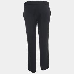 Moschino Cheap and Chic Black Crepe Trousers M