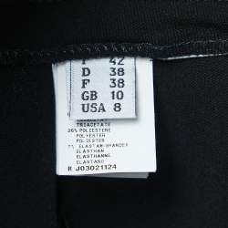 Moschino Cheap and Chic Black Crepe Trousers M