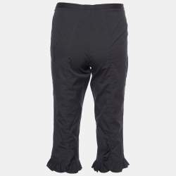 Moschino Cheap and Chic Black Cotton Capri Pants M