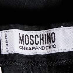 Moschino Cheap and Chic Black Cotton Capri Pants M