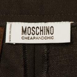 Moschino Cheap and Chic Brown Wool Joggers M