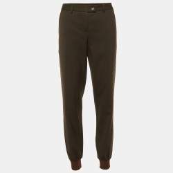Moschino Cheap and Chic Brown Wool Joggers M