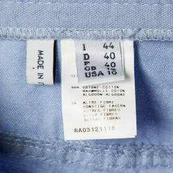 Moschino Cheap and Chic Light Blue Cotton Capri Pants M