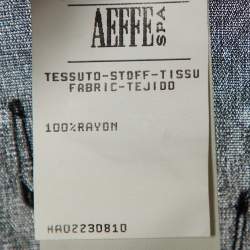 مملوكة مسبقًا Moschino Cheap and Chic Black Pinned Rayon Sleeveless Blouse M