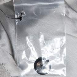 Pre Owned Moschino Cheap and Chic Grey Alpaca Wool Bow Detail Coat L