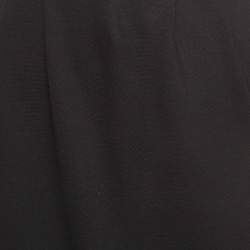 Pre Owned Moschino Cheap and Chic Black Jersey Pleated Pencil Skirt M