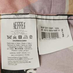 Pre Owned Moschino Couture  Multicolor Floral Print Cotton Shirt and Pants Set L