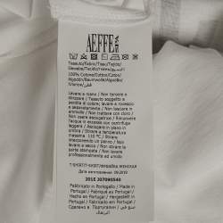 Pre Owned Moschino Couture White Printed Jersey T-Shirt L