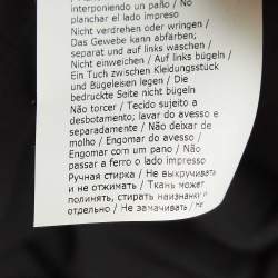 Pre Owned Moschino Couture Black Floral Logo Print Oversized T-Shirt L