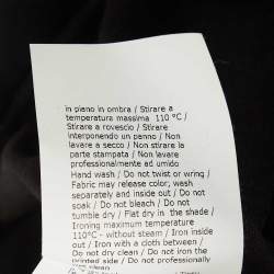 Pre Owned Moschino Couture Black Floral Logo Print Oversized T-Shirt L