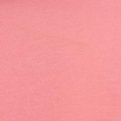 Moschino Couture Pink Logo Print Jersey T-Shirt M