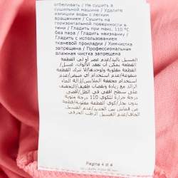 Moschino Couture Pink Logo Print Jersey T-Shirt M