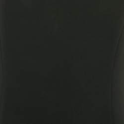 Moschino Couture Black Crepe Sleeveless Short Dress M