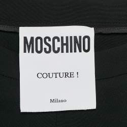 Moschino Couture Black Crepe Skort S 