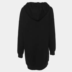 Moschino Couture Black Cotton Logo Printed Sweatshirt S
