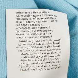 Pre Owned Moschino Couture Blue Little Pony Print Jersey T-Shirt M