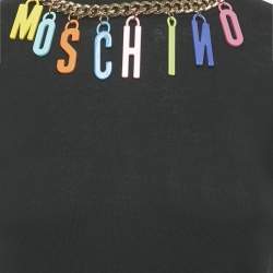 مملوكة مسبقًا Moschino Couture  Black Logo Neck Detail Cotton Sweatshirt S