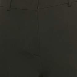 Pre Owned Moschino Couture Black Crepe Bermuda Shorts XS