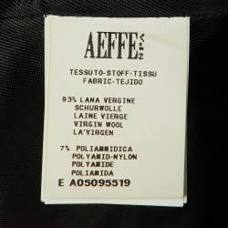 مملوكة مسبقًا Moschino Couture Black Embroidered Detail Textured Wool Jacket M