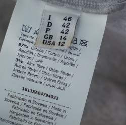 Pre Owned Moschino Couture Grey & Pink Cotton My Little Pony Printed Mini T-Shirt Dress L