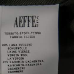 Pre Owned Moschino Couture Red Wool & Leather Flocked Logo Varsity Bomber Jacket M