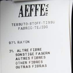 Pre Owned Moschino Couture Black Jersey Logo Print T-Shirt Dress M