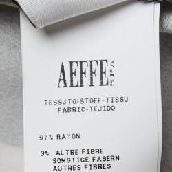 Pre Owned Moschino White Credit Card Logo Print Jersey T-Shirt Dress M