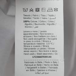 Pre Owned Moschino Couture White Cotton Graphic T-Shirt XXS