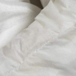 Pre Owned Moschino Couture White/Pink Printed Cotton Jacket M