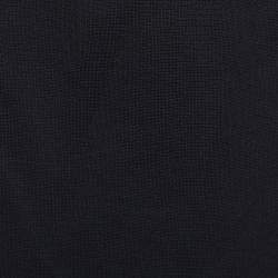 Pre Owned Moschino Couture Black Virgin Wool Mini Skirt M