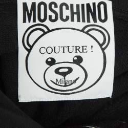 Pre Owned {"name": "Moschino Couture Black Transformer Teddy Cotton Hoodie M", "name_ar": "موسكينو كوتور سويت شيرت قطن أسود مع رسمة الدمية المتحولة مقاس وسط"}