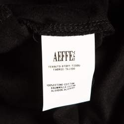 Pre Owned Moschino Couture Do Not Enter Print Cotton T-Shirt XS