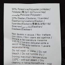 Pre Owned Moschino M05CHIN0 Jeans Black Stretch Crepe Zipper Detail Mini Skirt S