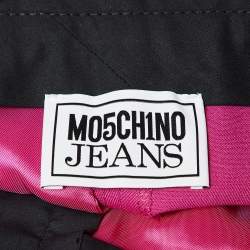 Moschino M05CHIN0 Jeans Pink Gabardine Trousers XS