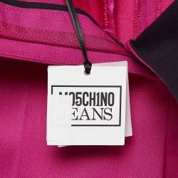 Moschino M05CHIN0 Jeans Pink Gabardine Trousers S