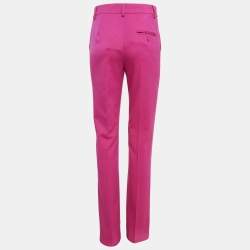 Moschino M05CHIN0 Jeans Pink Gabardine Trousers S
