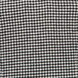 Moschino Jeans Black/White Houndstooth Wool Blend Mini Dress M