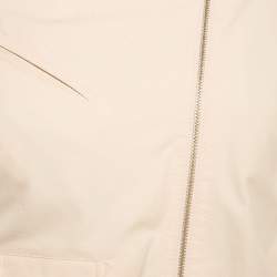 مملوكة مسبقًا Moschino Jeans Pink Cotton Blend Biker Vest Jacket S