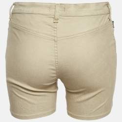 Pre Owned شورت مو5ش1نو مو5ش1نو جينز قطن ذهبي مطاطي بقياس متوسط