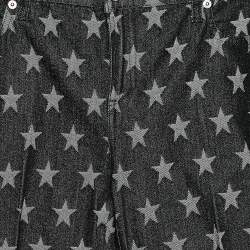 Moschino Jeans Black  Star Print Denim Flared Leg Jeans S