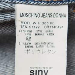Pre Owned Moschino Jeans Blue Denim Jacket L