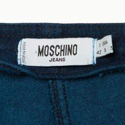 Pre Owned Moschino Jeans Blue Ombre Denim Flared Jeans M Waist 28"