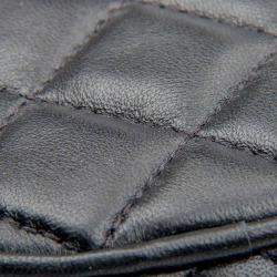 مملوكة مسبقًا Moschino White/Black Leather Waist Belt Bag