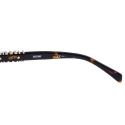 Pre Owned Moschino Brown Tortoise Gradient Safilo Square Sunglasses 